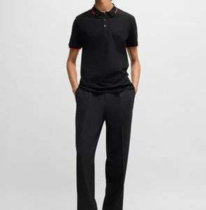 T-shirt polo à manches courtes pour hommes, nouvelle qualité, polyester/coton, nouvelle collection - Product Image 5