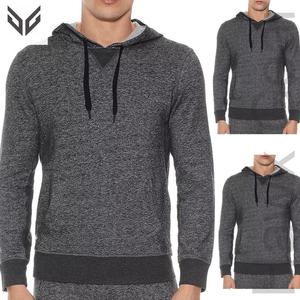 Sweat-shirts en molleton de coton de haute qualité pour hommes, couleur unie, étiquette privée, disponibles en gros pour l'hiver - Product Image 3