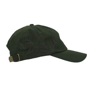 Gorra de béisbol ajustable de algodón unisex con logotipo bordado y diseño de ala curva - Product Image 3