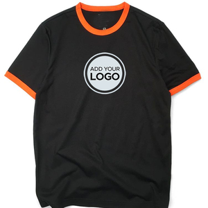 T-shirts Ringer à manches contrastées rétro bicolores, personnalisables avec logo, impression sérigraphique, service DDP gratuit, pour tenue décontractée - Product Image 4