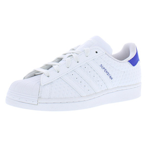 Chaussures Adidas Superstar pour femmes Couleur : Blanc nuage/Bleu lumineux 100% authentiques - Product Image 1