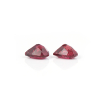 Natürlicher Rubellit 10mm Herzförmige Lose Edelsteine Gopika Zertifiziert Großhandelspreis Roter Turmalin Facettiertes Herz-Edelstein-Set