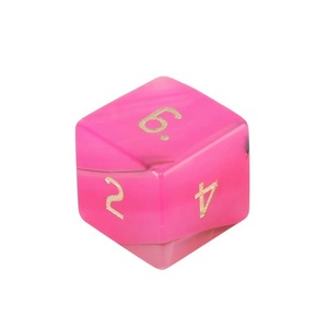 Độc đáo mã não màu hồng đá Xúc xắc bán buôn số lượng lớn đa diện DND xúc xắc thiết lập cho RPG Trò chơi - Product Image 3