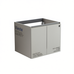 Meuble sous-vasque Vieste 60 cm gris perle à 2 portes - Product Image 2