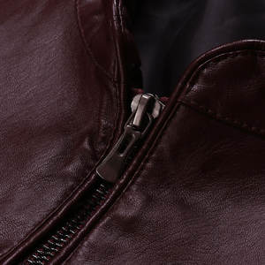 แจ็กเก็ตหนังของผู้ชายขนาดใหญ่พิเศษอบอุ่นในฤดูหนาวล่าสุดผ้าแคนวาส OEM ผลิตตามสั่ง - Product Image 5