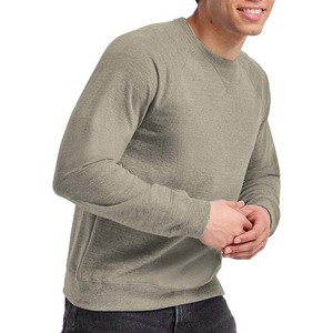 Custom Embroidery Screen Print Blank Plain Cotton Unisex Oversized Crewneck Pullover <b>Sweatshirt</b> Streetwear <b>Grey</b> <b>Mens</b> <b>Sweatshirt</b> - Product Image 2