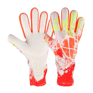 Guantes de Portero al por Mayor, Palma de Látex de Alto Agarre, Costuras Duraderas, Ajuste Cómodo para Entrenamiento y Partidos de Fútbol - Product Image 1