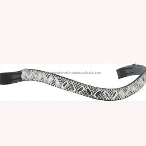 สายรัดคิ้วม้าหนังทำด้วยมือ,สายรัดคิ้วออกแบบได้ตามต้องการด้วยคริสตัลที่มีรูปร่างและแวววาว - Product Image 4