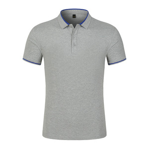 Offre Spéciale de haute qualité T-shirt polo vierge respirant en coton à la mode Chemises unies douces Chemises polo avec logo personnalisé - Product Image 1