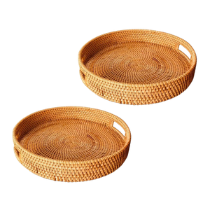 ผลิตภัณฑ์ชั้นนำที่มีน้ำหนักเบาทนทานและสวยงาม: ทำไมถาดหวายจึงเป็นสิ่งที่ต้องมีสำหรับบ้านของคุณ - Product Image 1