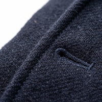 Manteau d'hiver pour homme en mélange de laine, style classique à double boutonnage, chaud et décontracté, fabrication OEM ODM, logo personnalisé en gros