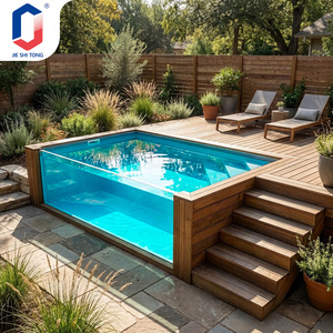 Piscina Personalizable de Acrílico y Fibra de Vidrio, Piscina Elevada para Exteriores, Patio Trasero, Villa, Resort, 20 Pies x 40 Pies - Product Image 1