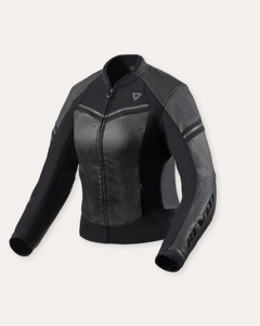 Chaqueta mediana de cuero de vaca para mujer/pista de canguro/chaqueta de carreras de cuero de motocicleta perforada para montar/chaqueta CE Nivel 2 armaduras, todos los tamaños - Product Image 1