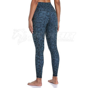 Non <b>Slip</b> Solid Drawstring Mid Waist Breathable Grippy Leggings Women Yoga Pants <b>Full</b> Length Gym Fitness Activewear - Product Image 2