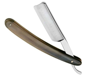 Maquinilla de afeitar recta para peluquero de salón profesional, etiqueta personalizada, hoja desechable de acero inoxidable individual, afeitado facial - Product Image 4