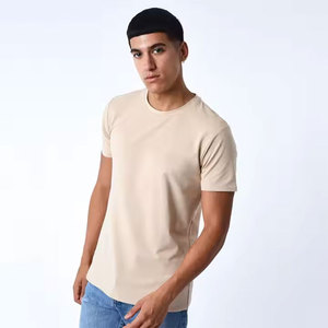 2025 Camiseta de algodón 100% Premium para hombre, 220 gramos, ropa informal de moda de alta calidad, logotipo personalizado, superventas, patrón sólido Digital - Product Image 3