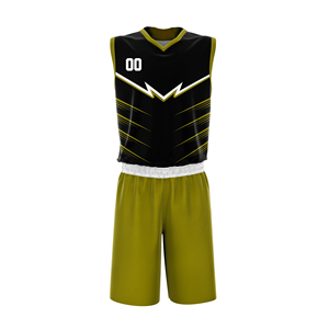 Ensemble d'uniformes de basket-ball en tissu respirant haut de gamme équipe personnalisée grande taille techniques imprimées en gros uniforme de basket-ball - Product Image 5