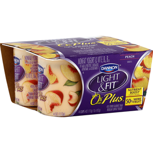 Yaourt grec Oikos Triple Zero, riche en protéines, sans sucre ajouté, Dannon épais et crémeux, pots de 150 g - Product Image 1