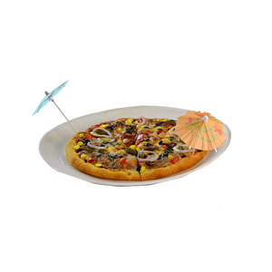 Assiettes rondes biodégradables de meilleure qualité en feuilles de palmier de différentes tailles pour le service des aliments lors des célébrations et événements de mariage - Product Image 3
