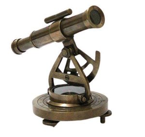 Décoration d'intérieur, jumelles pliantes en laiton antique, boussole marine, télescope nautique, cadeau vintage - Product Image 1