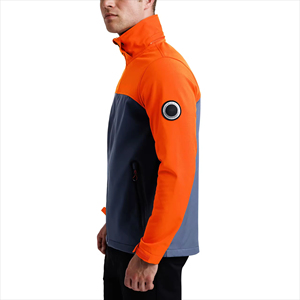 Men' Winter Eco-Friendly Power Dry Waterproof Windproof Breathable <b>Soft</b> <b>Shell</b> <b>Jacket</b> with Stand Collar and Zipper - Product Image 6