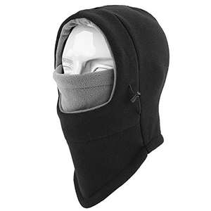 Balaclava écologique OEM ODM personnalisée de haute qualité, masque de vélo noir, masque de conduite unisexe, capuche chaude, livraison DDP - Product Image 1