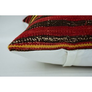 Multicolor Kilim Patchwork Wool Pillow 16x16 Inch Luxury Decorative Cushion Vintage <b>Fluffy</b> Leaves Pattern Portable <b>Bedding</b> - Product Image 5
