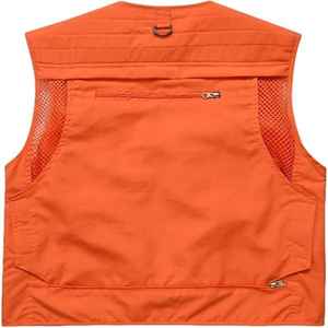 Top Trending New Classic Orange Mesh Chalecos de seguridad para la construcción Chaleco DE SEGURIDAD reflectante Ropa de trabajo con múltiples bolsillos - Product Image 2