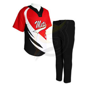 ขายส่งชุดเบสบอลสำหรับผู้ชายป้องกันสิ่งสกปรกระบายอากาศที่มีโลโก้ที่กำหนดเองและการออกแบบราคาถูกเครื่องแบบเบสบอล - Product Image 6