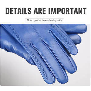 Gants en cuir véritable tendance, très demandés, à doigts complets, en cuir souple de qualité supérieure, fabriqués au Pakistan - Product Image 5