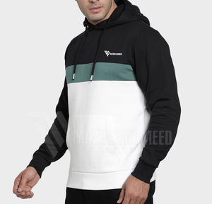 เสื้อสเวตเตอร์แบบสวมหัวมีฮู้ดผ้าฝ้ายโอเวอร์ไซส์แบบกำหนดโลโก้เอง - Product Image 6