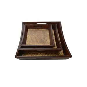 Plato de madera artesanal perfecto para servir queso frutas aperitivos pan postres y exhibición de mesa - Product Image 3