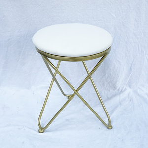 Contemporary Folding Dressing <b>Table</b> <b>Chair</b> with V-Shape Base-GTD013 - Product Image 3