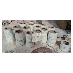 Marque Luxueux Premium En Bois Vadrouille MDF Brûleur Mère Perle Art Floral Naturel Décoration de La Maison Avec Des Pierres Précieuses Incrustation Bakhoor - Product Image 3