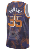 Nueva Camiseta de Baloncesto Phoenix 2024-25, Alta Calidad, Spandex/Poliéster Transpirable, Bordado 3D Personalizado, Uniforme de Invierno para Equipo