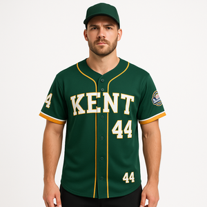 Maillot de baseball personnalisé à boutons complets, chemise de sport en sergé pour l'uniforme de l'équipe, sublimation et broderie pour les promotions des fans - Product Image 2