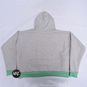 เสื้อสเวตเตอร์ผ้าฝ้ายสองด้านมีฮู้ด, เสื้อสเวตเตอร์ลำลองน้ำหนักเบามีซิปมีฮู้ดแขนยาว - Product Image 3