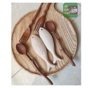 Peces de Madera Tallados a Mano de Vietnam, Ideales para Decoración de Paredes, Proyectos de Manualidades para Niños, Decoración Náutica para el Hogar, Jardín o Porche - Product Image 4