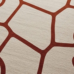 Alfombra de lana geométrica moderna personalizada alfombra abstracta con mechones a mano alfombra de diseñador para decoración del hogar sala de estar y picnics - Product Image 2