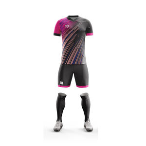Uniforme de Fútbol para Hombre al Por Mayor, en Stock, Diseño de Logotipo Personalizado, Ligero, Personaliza el Nombre del Equipo y Colores/Talla - Product Image 4