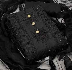 Punjab Special Punjabi Fancy Trajes bordados Estilo Ladies Fancy Women Heavy Unstitched Suit Materiales para mujeres Trajes de lujo - Product Image 3