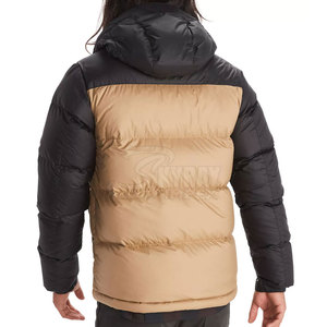 Veste à bulles extérieure imperméable pour hommes et femmes avec logo personnalisé capuche à col montant saison d'hiver fabriquée en polyester durable-Vente en gros Nouveau - Product Image 2