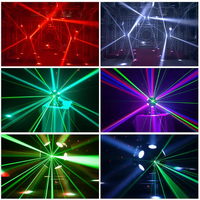Lumière de boule magique DJ Disco, lumière LED RGB à effet stroboscopique laser avec contrôle DMX512 pour fête, bar, KTV