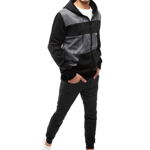 Ensemble de survêtements lourds pour hommes meilleur prix de gros vêtements de rue style séchage rapide hommes survêtement vêtements d'hiver hommes survêtement - Product Image 4