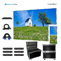 Sistema Completo de Pantalla LED de 4m x 3m, Panel LED de 500mm x 500mm, P2, P2.6, P2.9, P3.91, para Interiores y Exteriores
