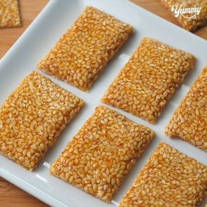 Semillas de sésamo Candy Squares Good Crunch No demasiado dulce Hecho de azúcar y semillas de sésamo - Product Image 2