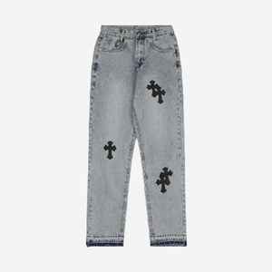 Pantalones Vaqueros de Mezclilla Lavados Personalizados de Alta Calidad, Pantalones Casuales Holgados para Hombre, Estilo Clásico, Ajuste Holgado, Pantalones Hip Hop Vintage para Hombre - Product Image 1