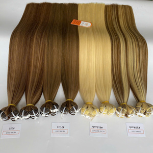 Extensión de cabello de trama de máquina Remy de grado 12A 100%, extremo grueso, doble dibujado, trama de cabello humano vietnamita de alta calidad - Product Image 6