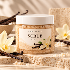 Gommage corporel au sucre parfumé à la vanille, marque privée - Product Image 1
