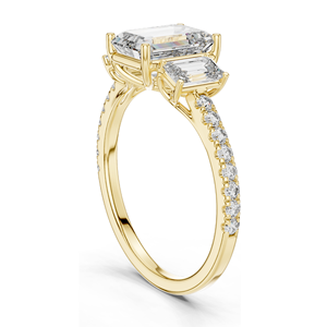 Anillo de Diamante de Laboratorio Redondo Brillante de 2.542 CT para Mujer, Claridad VVSVS EF, Diamante de Laboratorio CVD, Oro de 18K, 14K, 10K y Plata 925 - Product Image 5